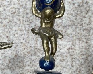 Antique Zaandam Dutch Friesian Clock Ships/Sea/Mermaid 46x13x8in HxWxD