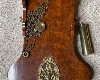 Antique Zaandam Dutch Friesian Clock Ships/Sea/Mermaid 46x13x8in HxWxD