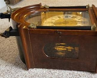 Antique Zaandam Dutch Friesian Clock Ships/Sea/Mermaid 46x13x8in HxWxD