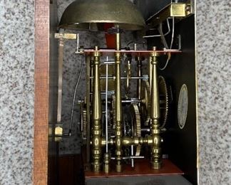 Antique Zaandam Dutch Friesian Clock Ships/Sea/Mermaid 46x13x8in HxWxD