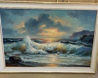*Original* Art Coast Painting 29x41in