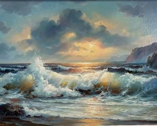 *Original* Art Coast Painting 29x41in