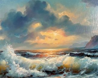 *Original* Art Coast Painting 29x41in
