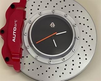 AUTOart Disc Brake Wall Clock 13in Diameter