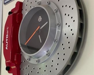 AUTOart Disc Brake Wall Clock 13in Diameter