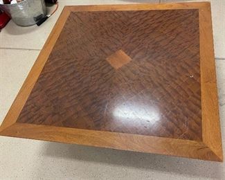 Contemporary Custom Maple Burl Coffee Table 16x42x42in