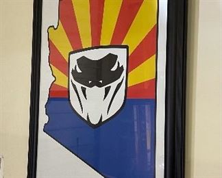 Dodge Viper Club ARIZONA Region Framed Art Poster 40x2in