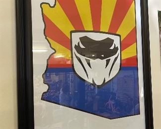 Dodge Viper Club ARIZONA Region Framed Art Poster 40x2in