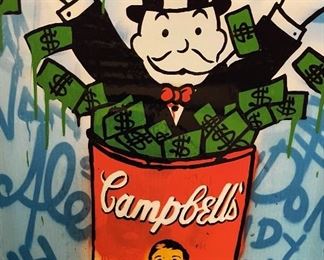 Campbell Soup ALEC Monopoly Canvas Print 34x24