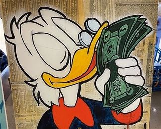Scrooge Duck ALEC Monopoly Canvas Print 36x28