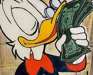 Scrooge Duck ALEC Monopoly Canvas Print 36x28