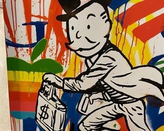 Money Runner ALEC Monopoly Canvas Print 28x28