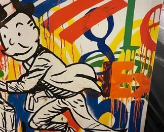 Money Runner ALEC Monopoly Canvas Print 28x28