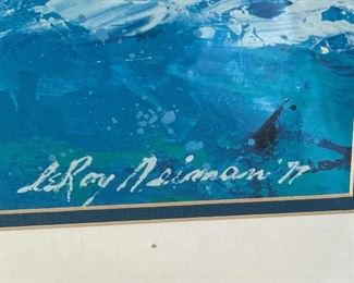 LeRoy Neiman Sailing Framed Print 26 x 30