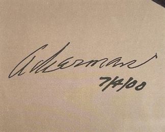 *SIgned* Dodge Viper "The Legend Continues" poster Roy Sjoberg & Alderman 25 x 19 1/2