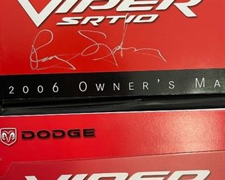 *Signed* 2006 Dodge Viper SRT10 Owners Manual Set Roy Sjoberg