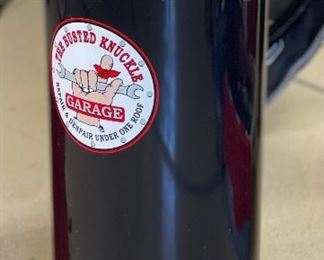 Busted Knuckle Garbage Can Large Fire Resistant 36in H x 15in Diameter