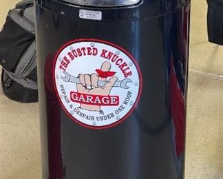 Busted Knuckle Garbage Can Large Fire Resistant 36in H x 15in Diameter
