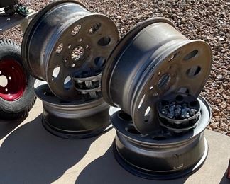 Set of 4 6-Lug rims 18 5/8” diameter x8 5/8” d