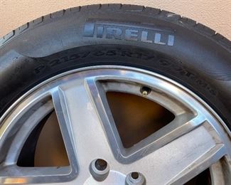 2pc Jeep Patriot Compass 5-LUG 17in Wheels Tires/Rims OEM 27.5 x 9in