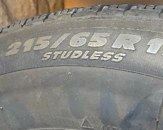 2pc Jeep Patriot Compass 5-LUG 17in Wheels Tires/Rims OEM 27.5 x 9in