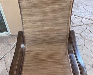 Agio Patio Tile top Table & 6 Chairs Table: 28 x 42x 72.25