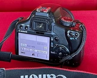 Canon Rebel XSi dSLR camera with EF-S 18-55mm IS lens & charger