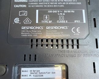 Respironics BiPAP Auto M Series- Heated Humidifier-