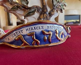 Blue Sky Clayworks Retired Christmas Holday/Hanukkah by Heather Goldminc 16 1/4in. X 13in.