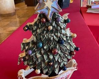 Blue Sky Clayworks Retired Christmas Holday/Hanukkah by Heather Goldminc 16 1/4in. X 13in.