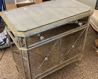 Mirror night stand 30in x 17in x 29 1/4in