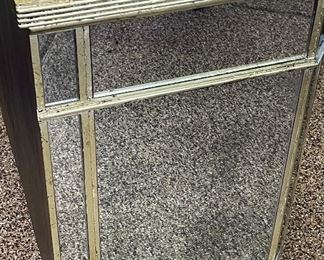 Mirror night stand 30in x 17in x 29 1/4in