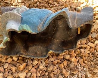 Metal outdoor Gnome yard Decor 14in x 7in