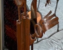 Rustic Metal Art Figures Family	19x9x4.5in	HxWxD
