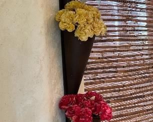 Wall Mount Rustic Floral Decor 3-head	30in long	
