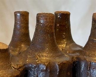 Unsigned Ceramic Sculpture 12x6x5in HxWxD