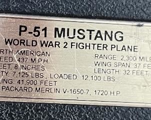 P-51 Mustang Phone	9x14x14in	
