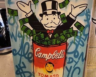 Campbell Soup ALEC Monopoly Canvas Print 34x24
