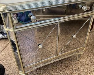 Mirror night stand 30in x 17in x 29 1/4in