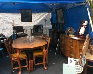 Maple dining set, dresser