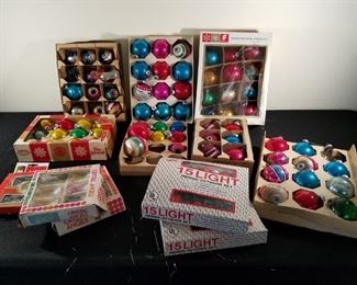 Glass Christmas Ormanents