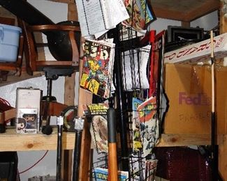 Old Comic Books, Rack