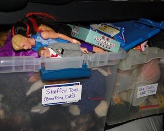 Vintage and newer toys