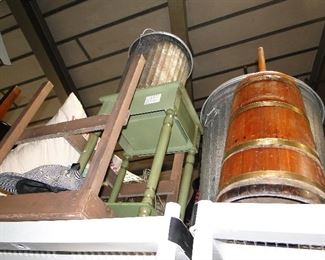 Tables, Butter Churn