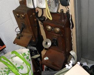 Vintage wall phones