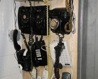 Vintage wall phones