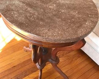 Antique Marble Top Table