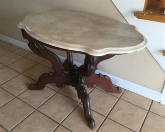 Antique Marble Top Table