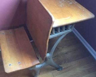 Antique School Desk