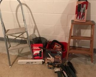 Assorted Tools and Ladders